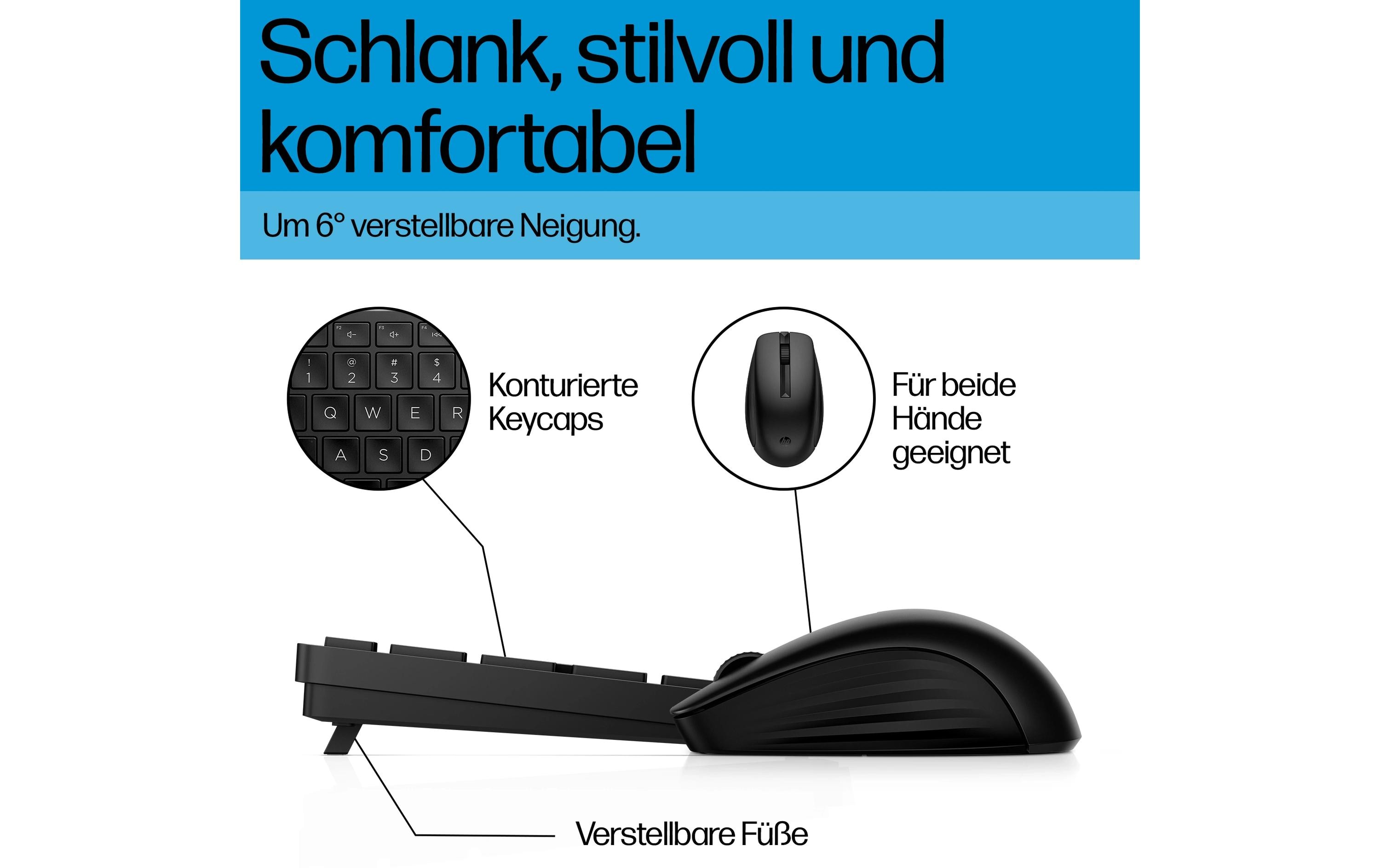 HP Tastatur-Maus-Set 655MK