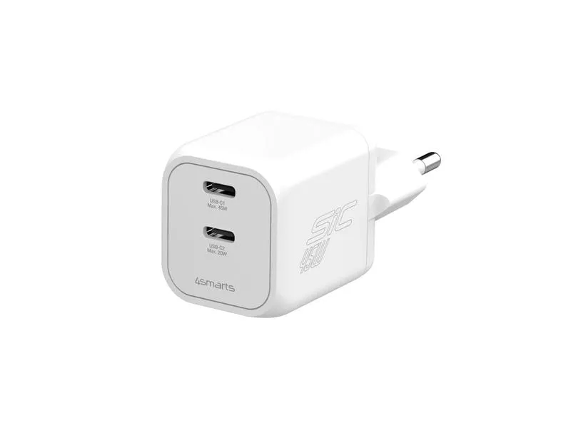 4smarts USB-Wandladegerät PDPlug SiC Dual 45W 2C 4smarts USB-Wandladegerät PDPlug SiC Dual 45W 2C
