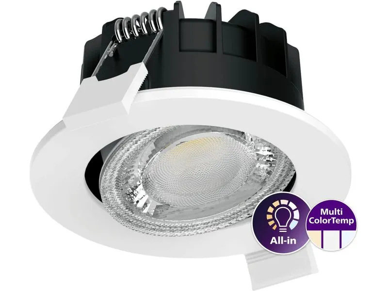 Philips Professional Einbauleuchte RS071B 5S/827_30_40 40D PSR PI6 IP65 WH Philips Professional Einbauleuchte RS071B 5S/827_30_40 40D PSR PI6 IP65 WH