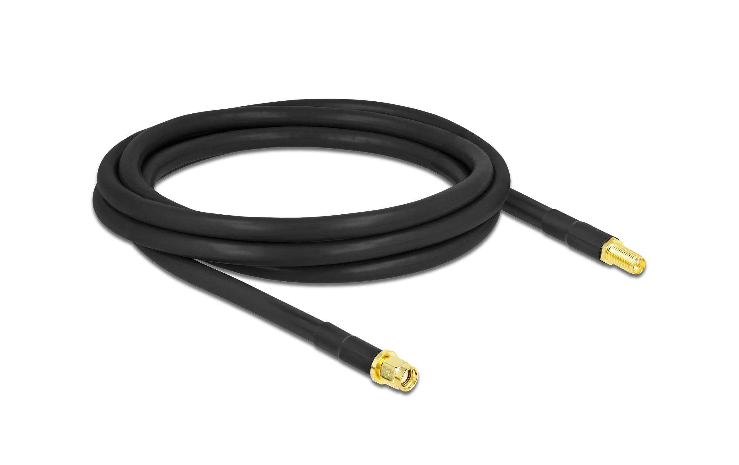 Delock Antennenkabel LMR/CFD300 RP-SMA zu RP-SMA, 2 m Delock Antennenkabel LMR/CFD300 RP-SMA zu RP-SMA, 2 m