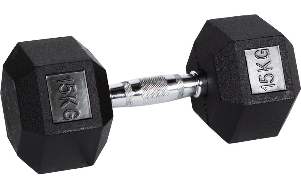 Fitcom Hex Dumbbell 15 kg