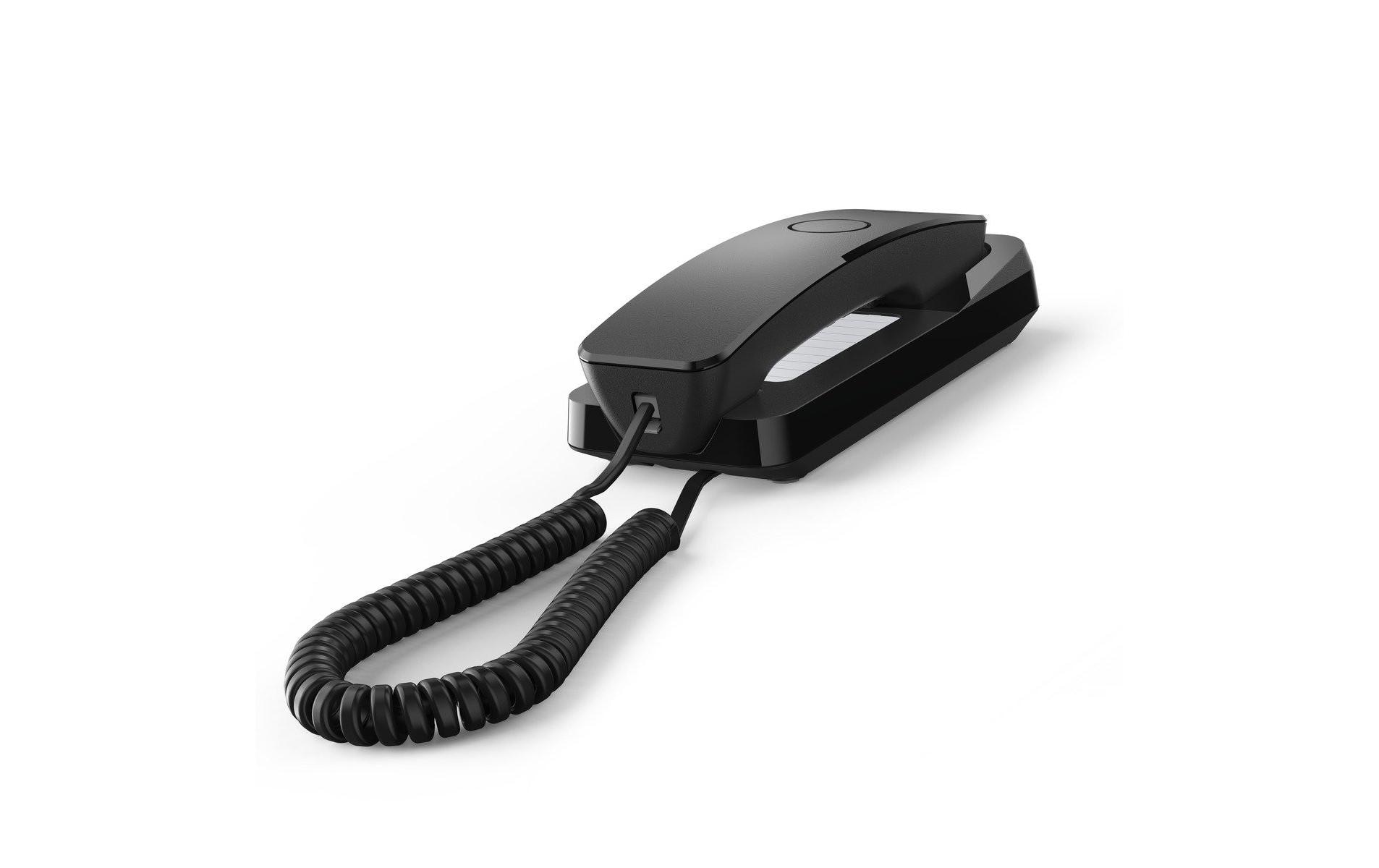 Gigaset Tischtelefon Desk 200 Schwarz