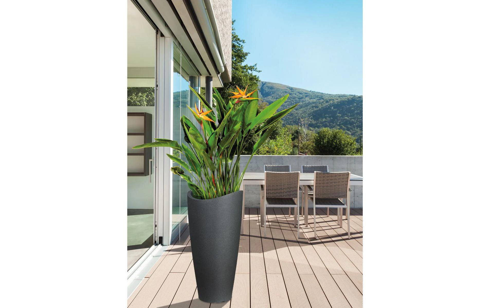 scheurich Wave Globe Bowl 40/252 Granit