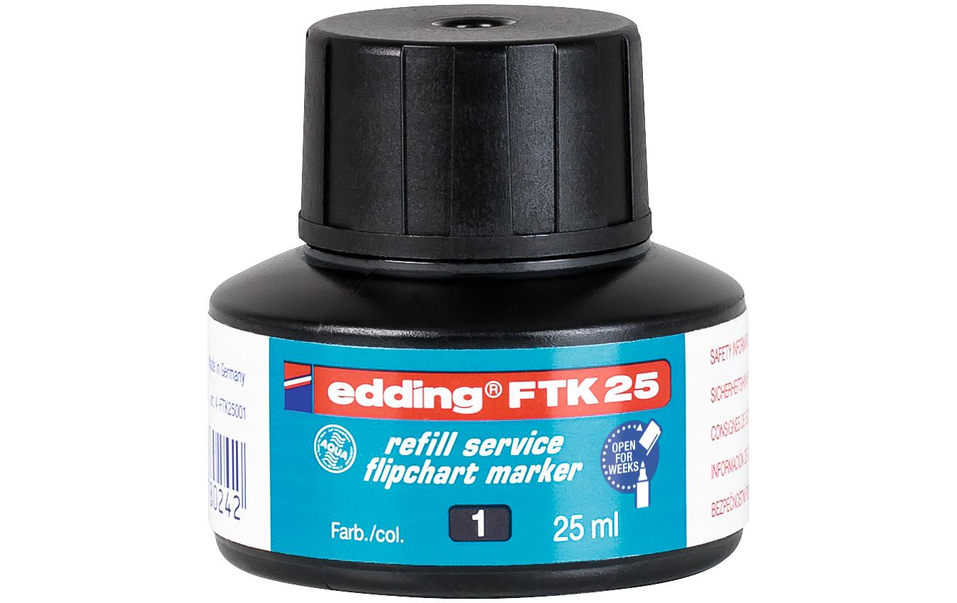 edding Flipchart-Marker Nachfülltinte Schwarz edding Flipchart-Marker Nachfülltinte Schwarz
