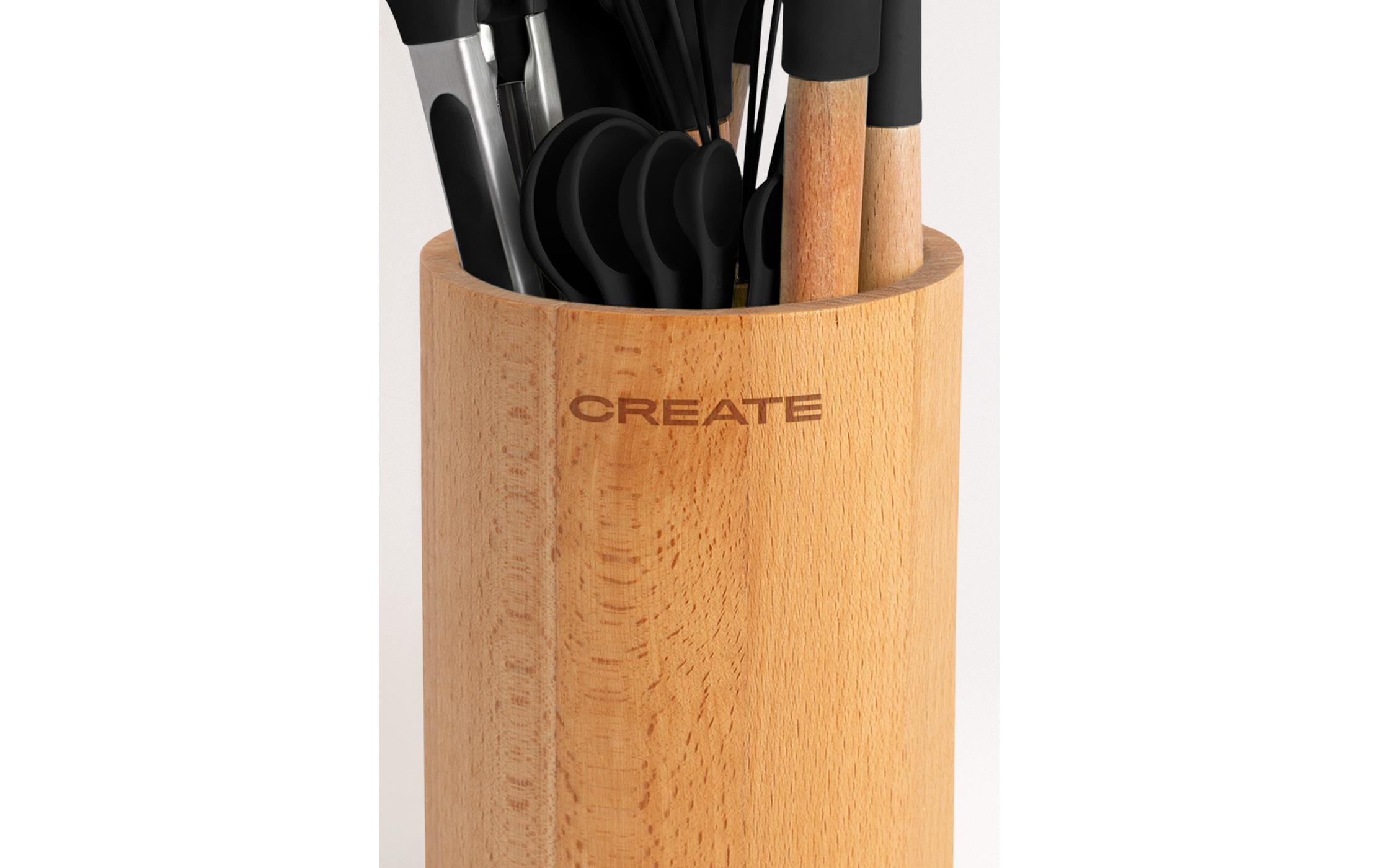 Create Küchenutensilien Set Schwarz