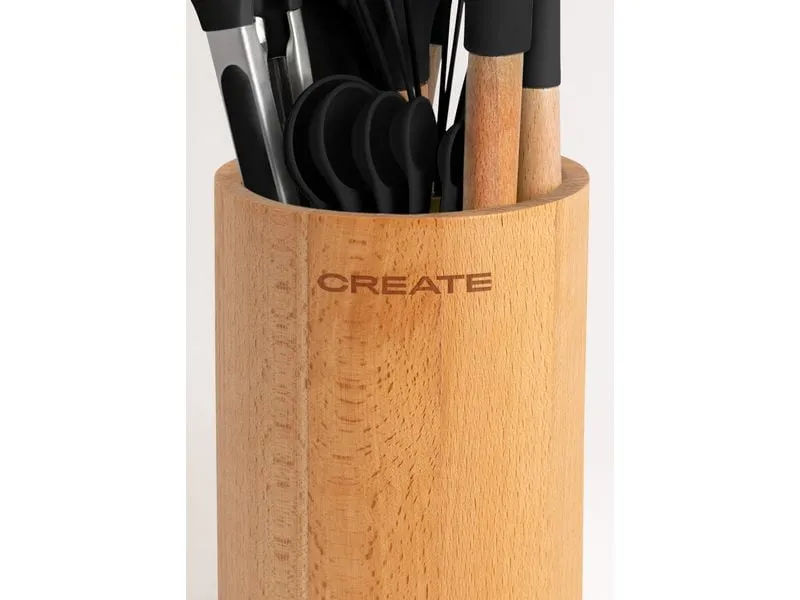 Create Küchenutensilien Set Schwarz