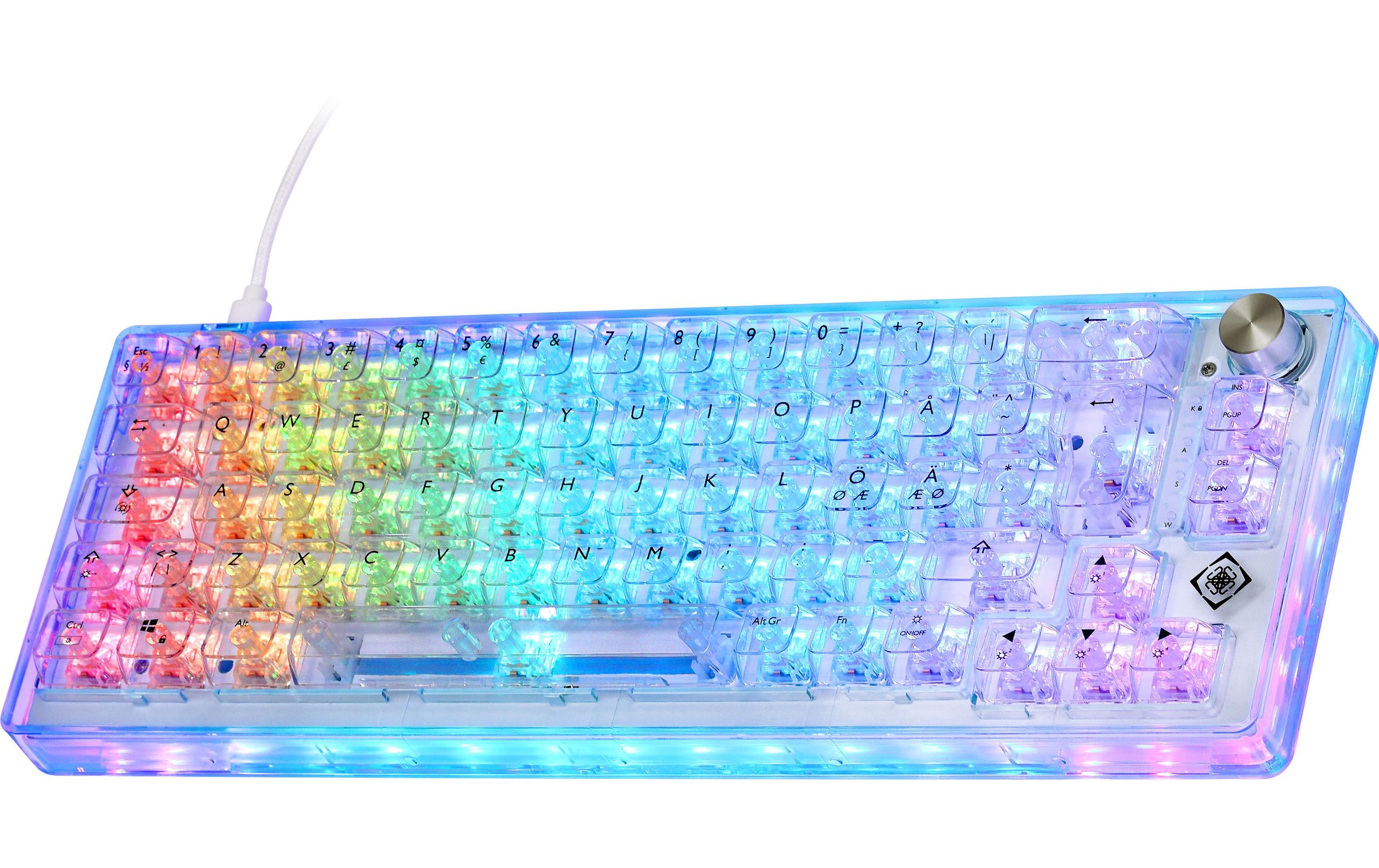 DELTACO Gaming-Tastatur GAM-160-T-CH Weiss