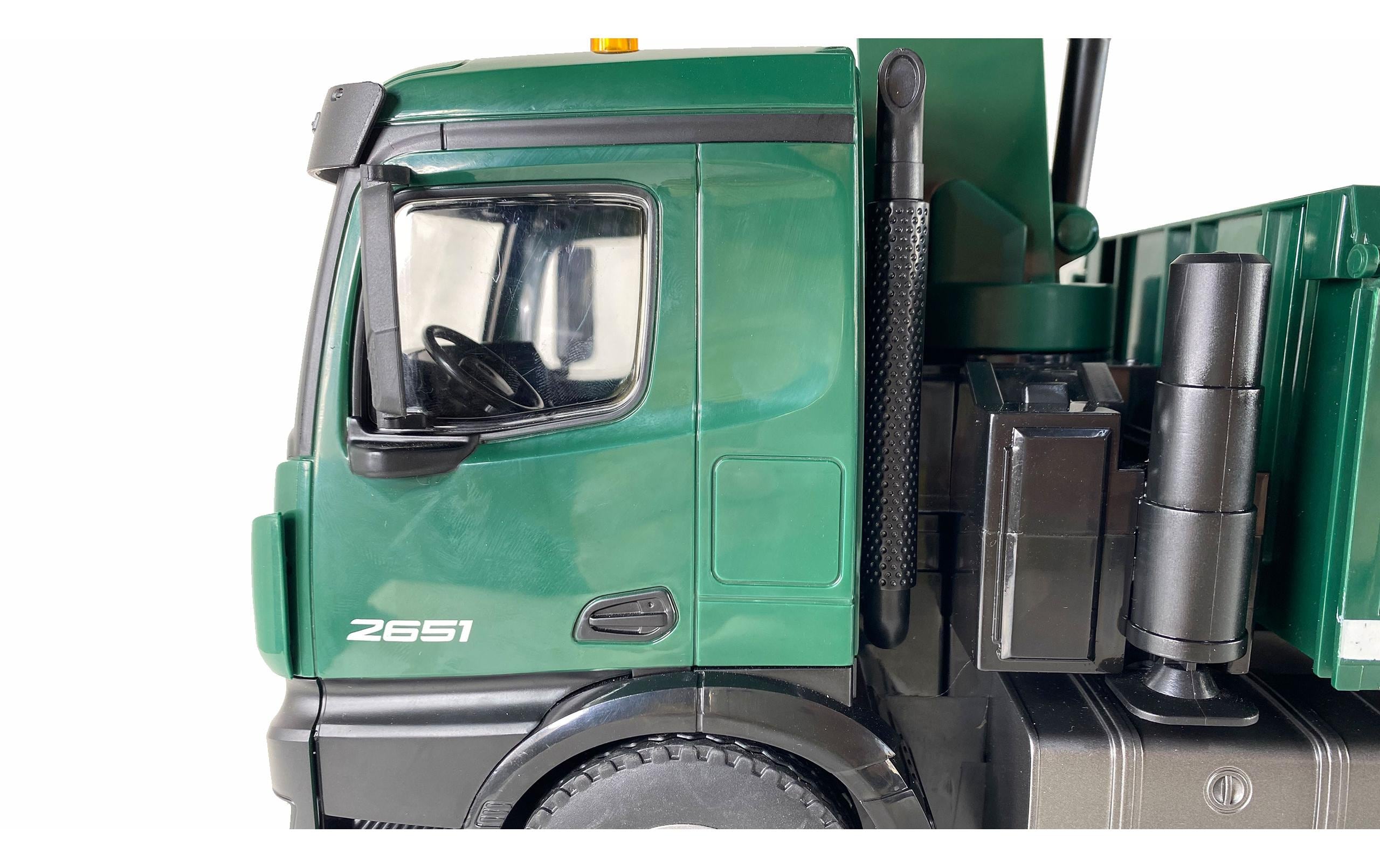 Amewi Lastwagen Mercedes Benz Arocs Kipper mit Kran 1:18, RTR Amewi Lastwagen Mercedes Benz Arocs Kipper mit Kran 1:18, RTR