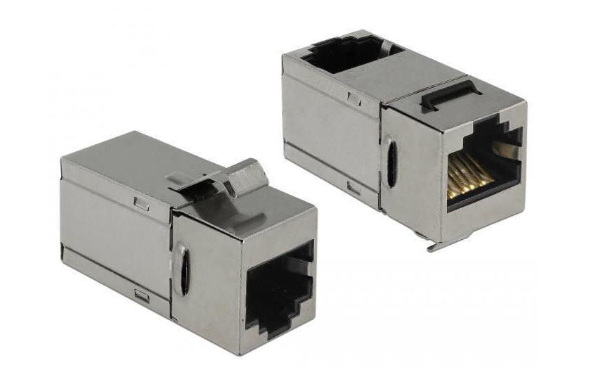 Delock Keystone-Modul RJ-45, Cat.6, 90° geschirmt
