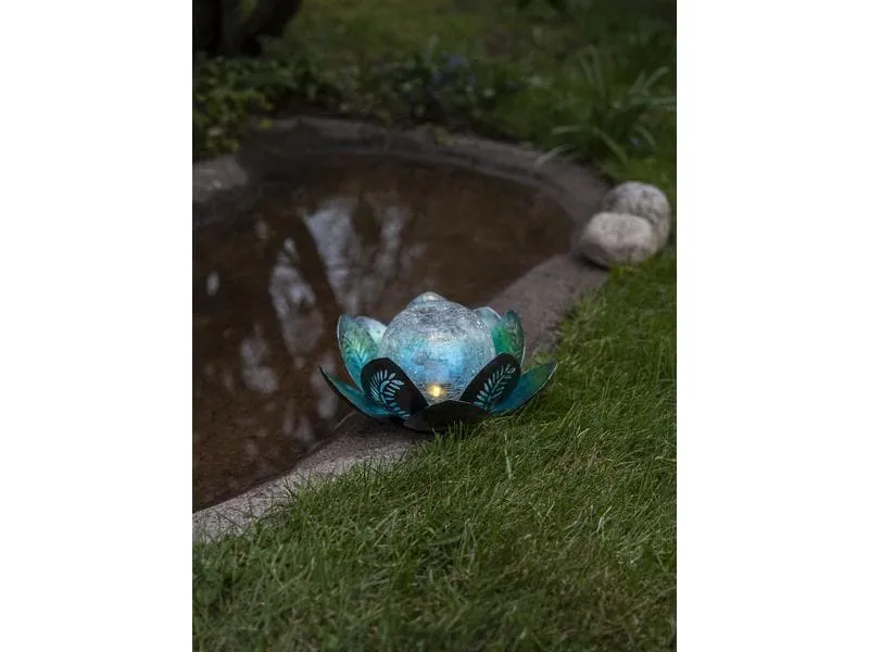 Star Trading Gartenlicht Solardekoration Lilly, Ø 24 cm, Silber Star Trading Gartenlicht Solardekoration Lilly, Ø 24 cm, Silber