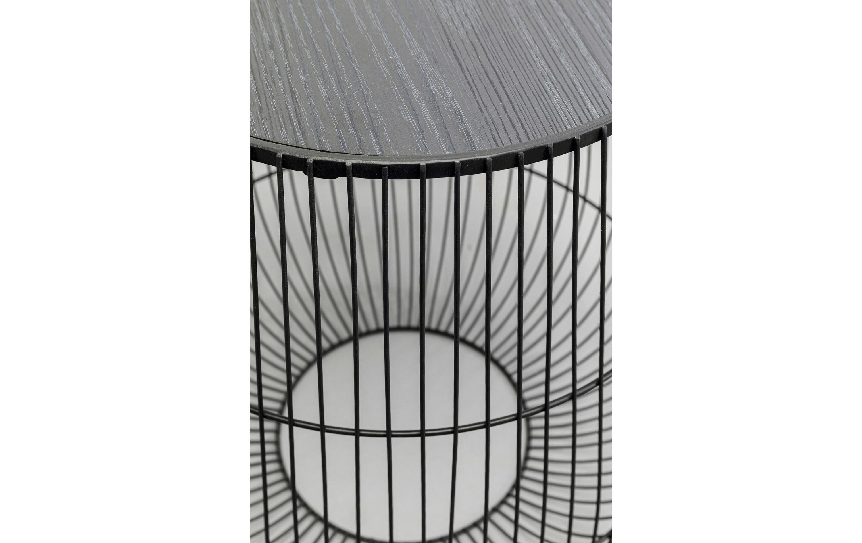 Kare Beistelltisch Beam 40 cm, Schwarz