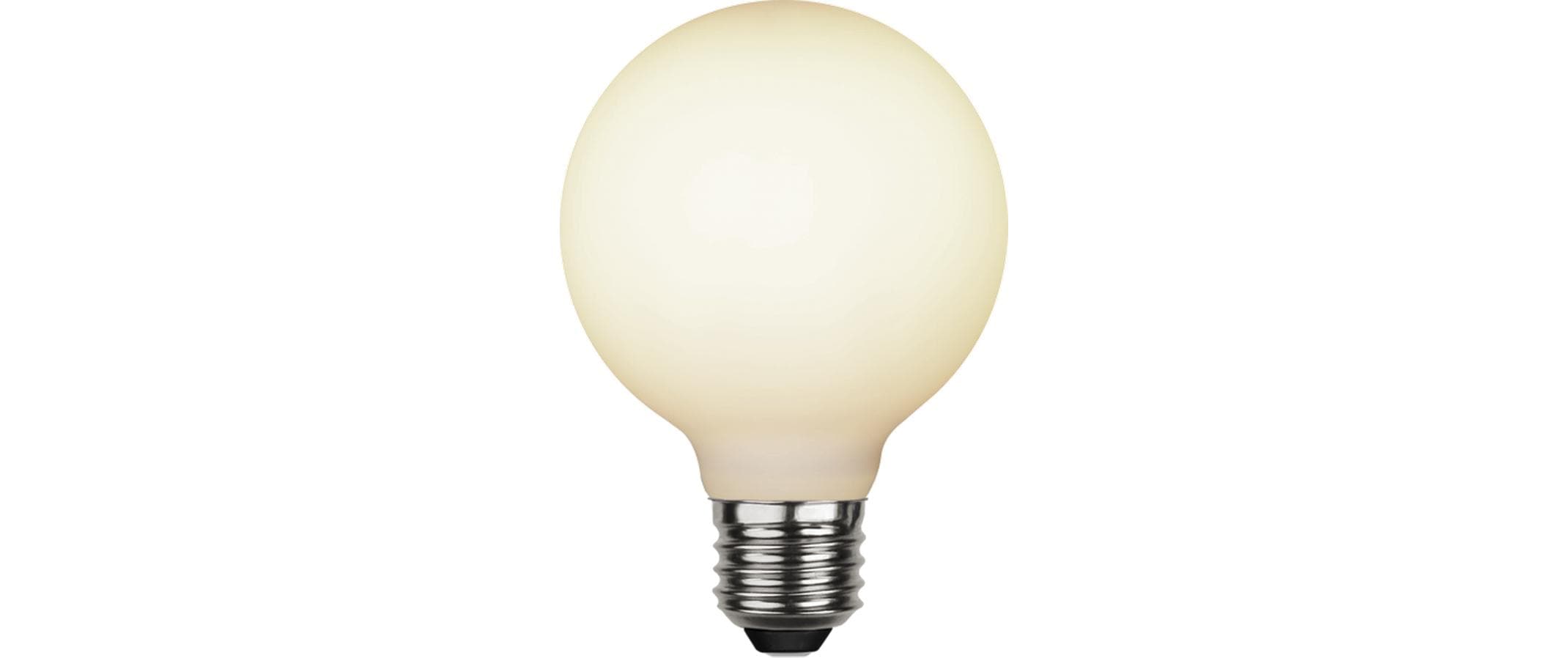 Star Trading LED Leuchtmittel E27 G80 Opaque Double Coating Star Trading LED Leuchtmittel E27 G80 Opaque Double Coating