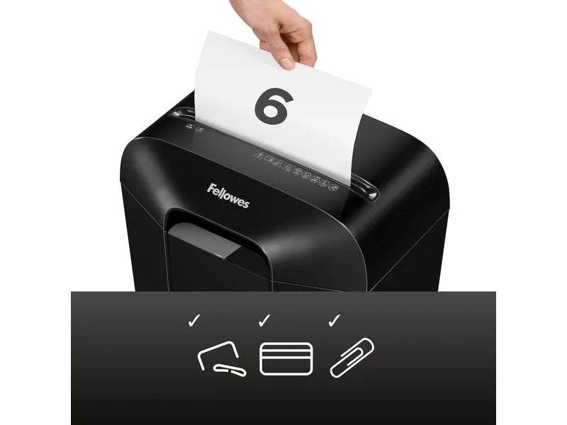 Fellowes Aktenvernichter Powershred LX25 P-4, 6 Seiten Fellowes Aktenvernichter Powershred LX25 P-4, 6 Seiten