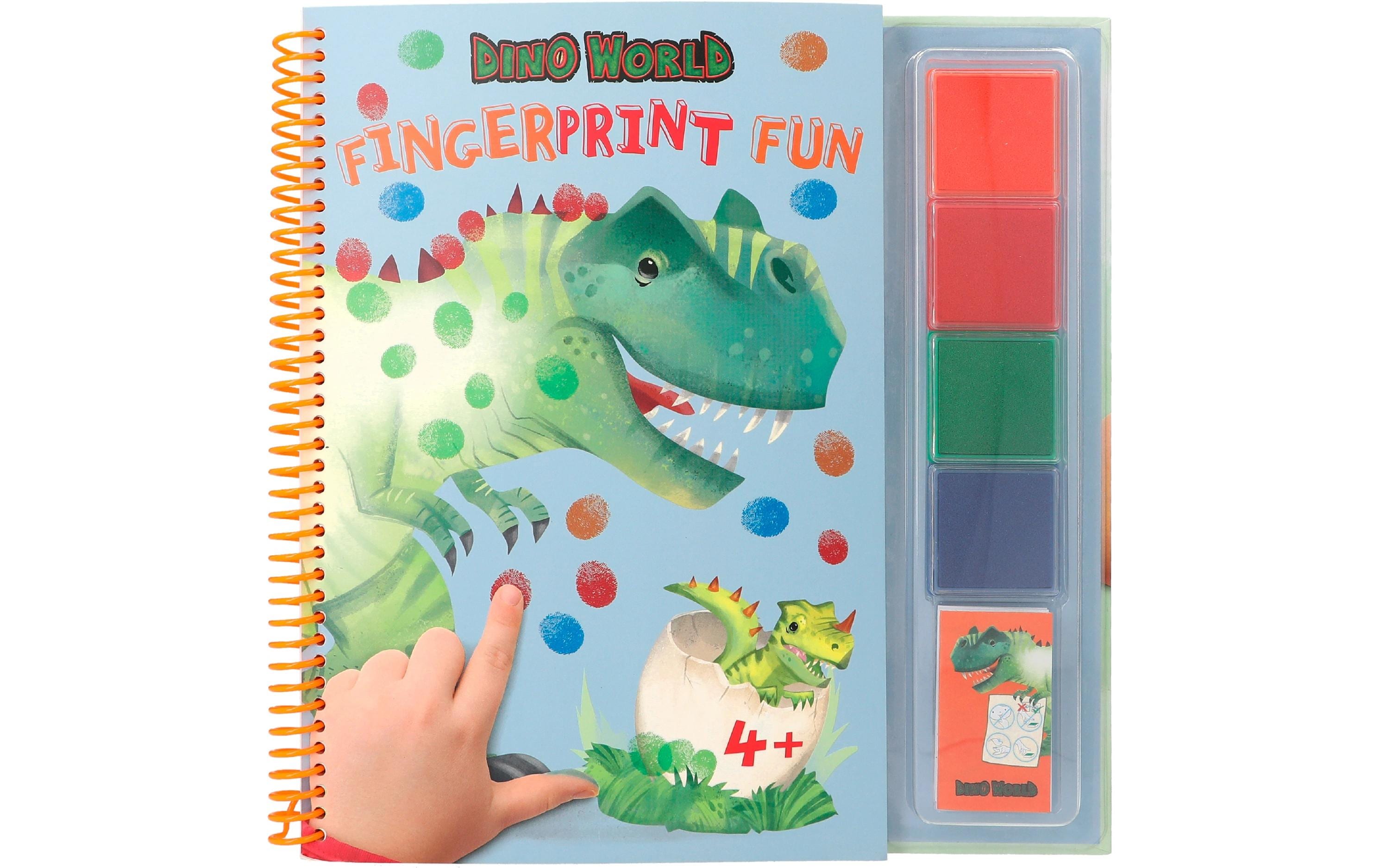 Depesche Malset Dino World 25 Seiten, 4 Stempelfarben Depesche Malset Dino World 25 Seiten, 4 Stempelfarben