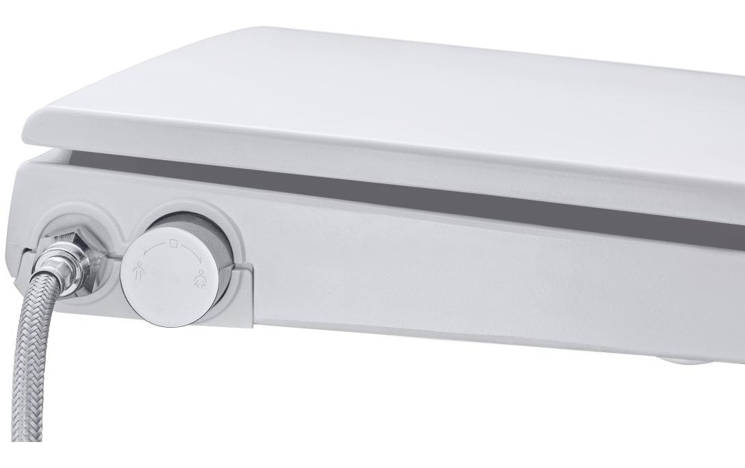 diaqua® Toilettensitz Lavalino mit Duschfunktion, Weiss