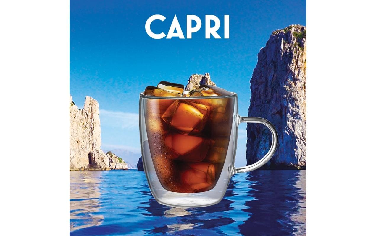 Bialetti Kaffeetasse Capri 350 ml, 1 Stück, Transparent