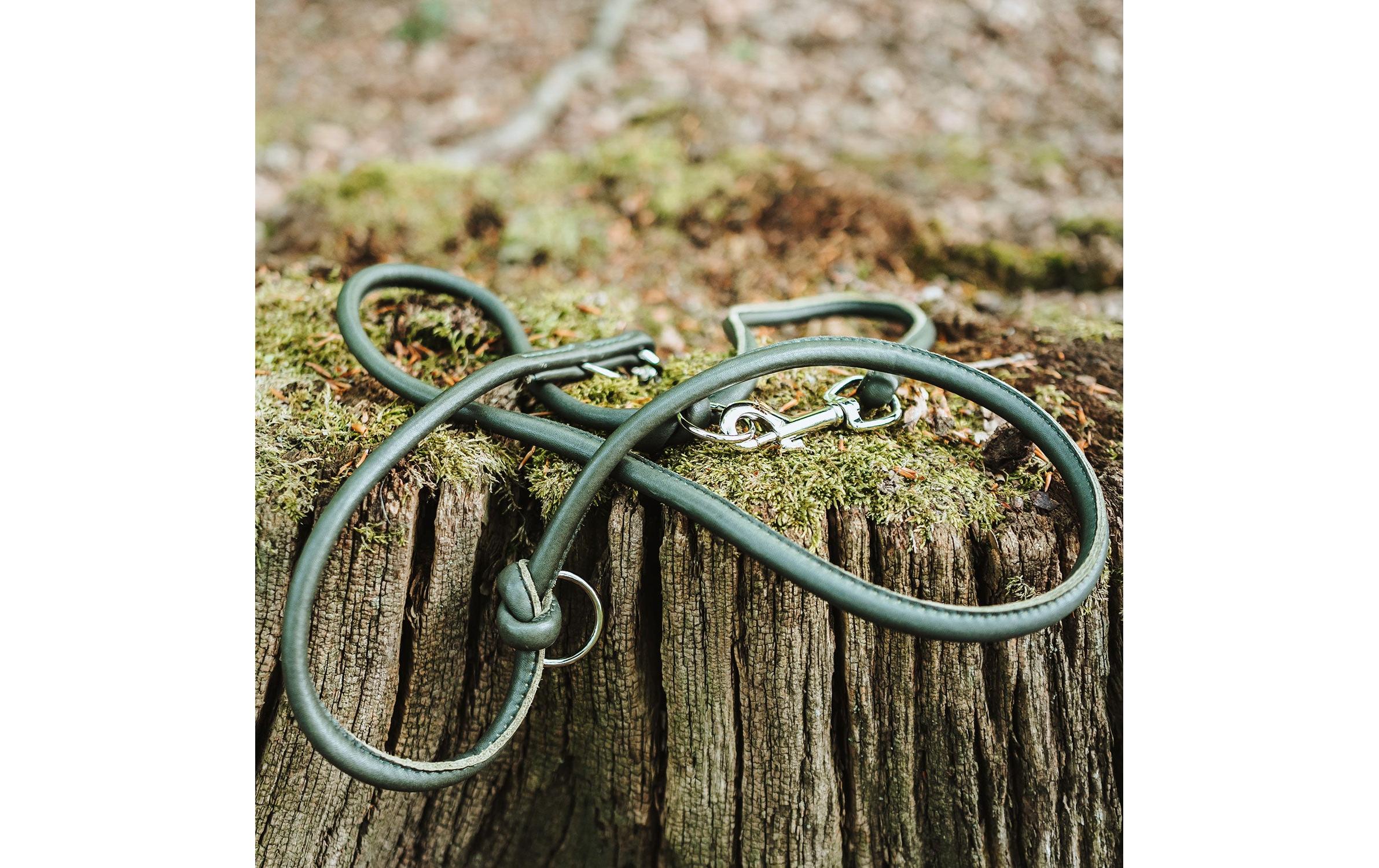 Hunter V-Leine Round München 10/200, Rindsleder, Grün