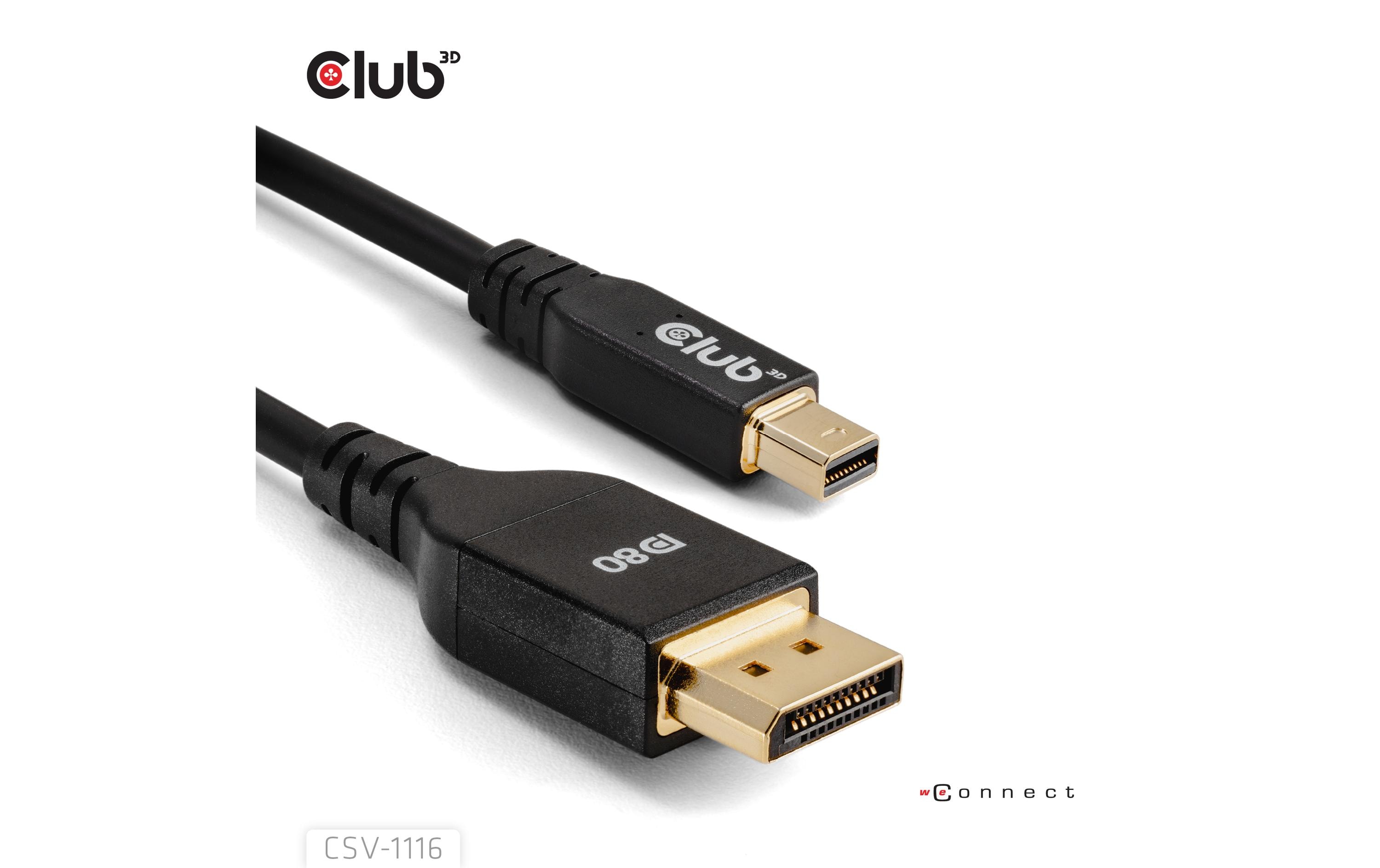 Club 3D Kabel CAC-1116 Mini-DisplayPort - DisplayPort, 1 m
