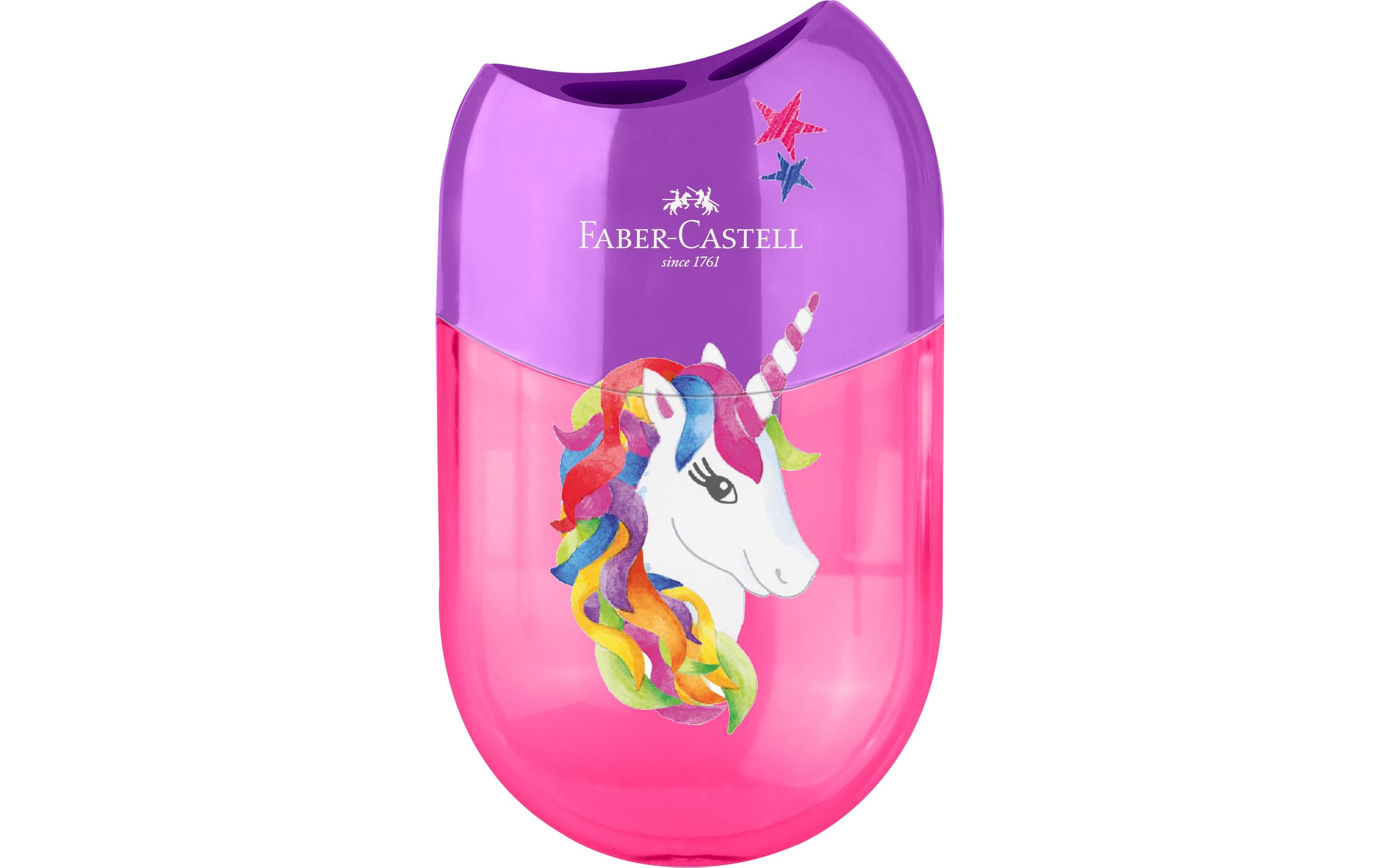 Faber-Castell Doppelspitzdose Einhorn Für Standard und Jumbo Stifte Faber-Castell Doppelspitzdose Einhorn Für Standard und Jumbo Stifte