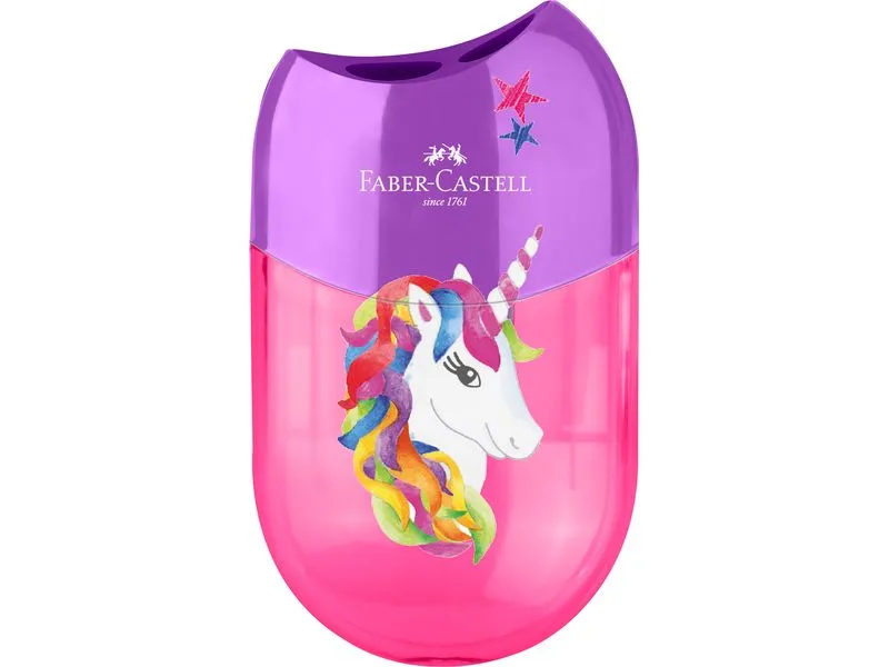 Faber-Castell Doppelspitzdose Einhorn Für Standard und Jumbo Stifte Faber-Castell Doppelspitzdose Einhorn Für Standard und Jumbo Stifte