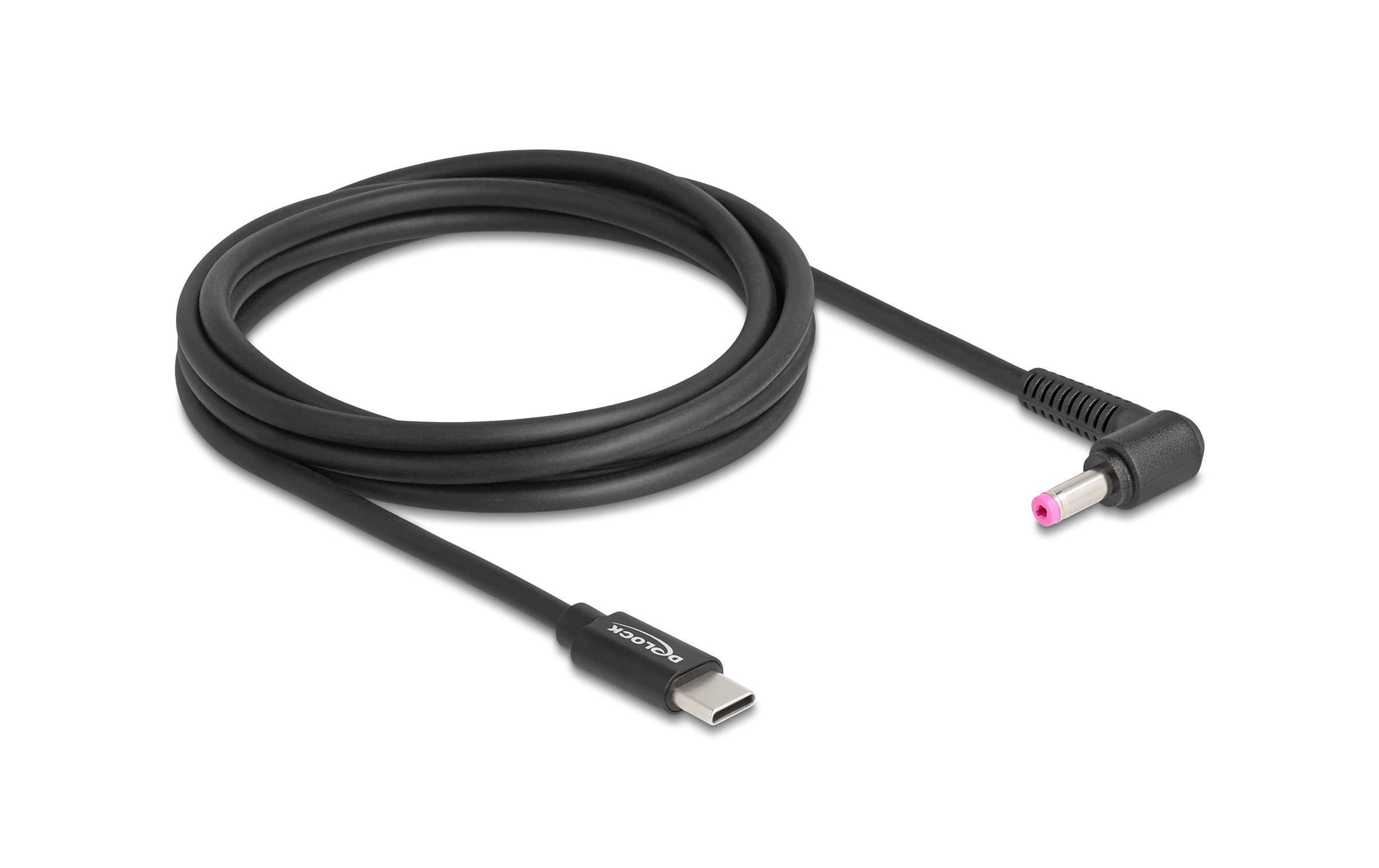 Delock Ladekabel USB-C zu HP 4.8 x 1.7 mm Stecker 1.5 m