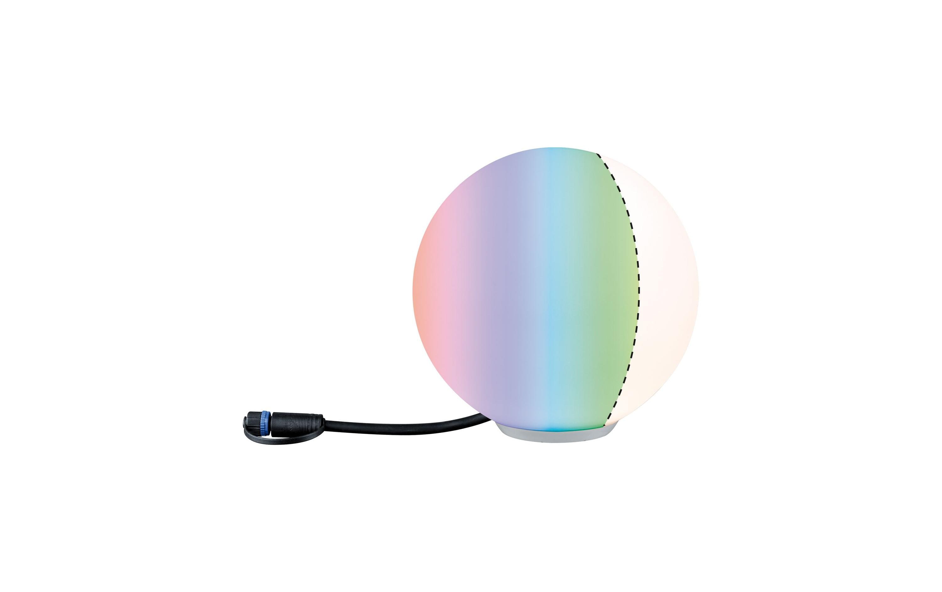 Paulmann Gartenleuchte Plug & Shine GLOBE RGBW, ZigBee