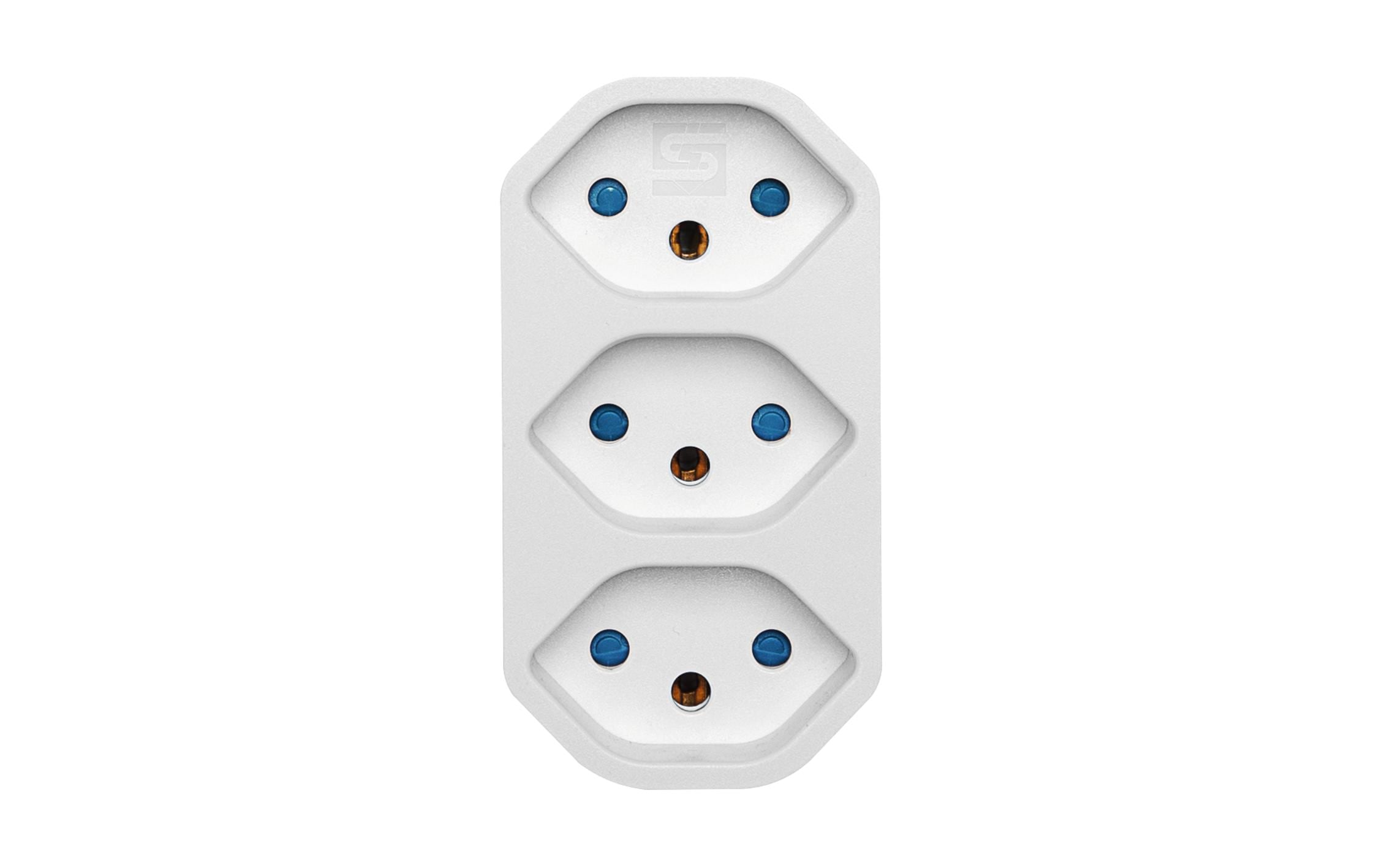 STEFFEN Manta Mehrfachadapter 3xT13 drehbar 3