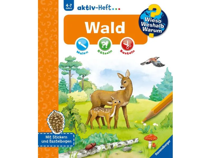 Ravensburger Kinder-Sachbuch WWW aktiv-Heft Wald Ravensburger Kinder-Sachbuch WWW aktiv-Heft Wald