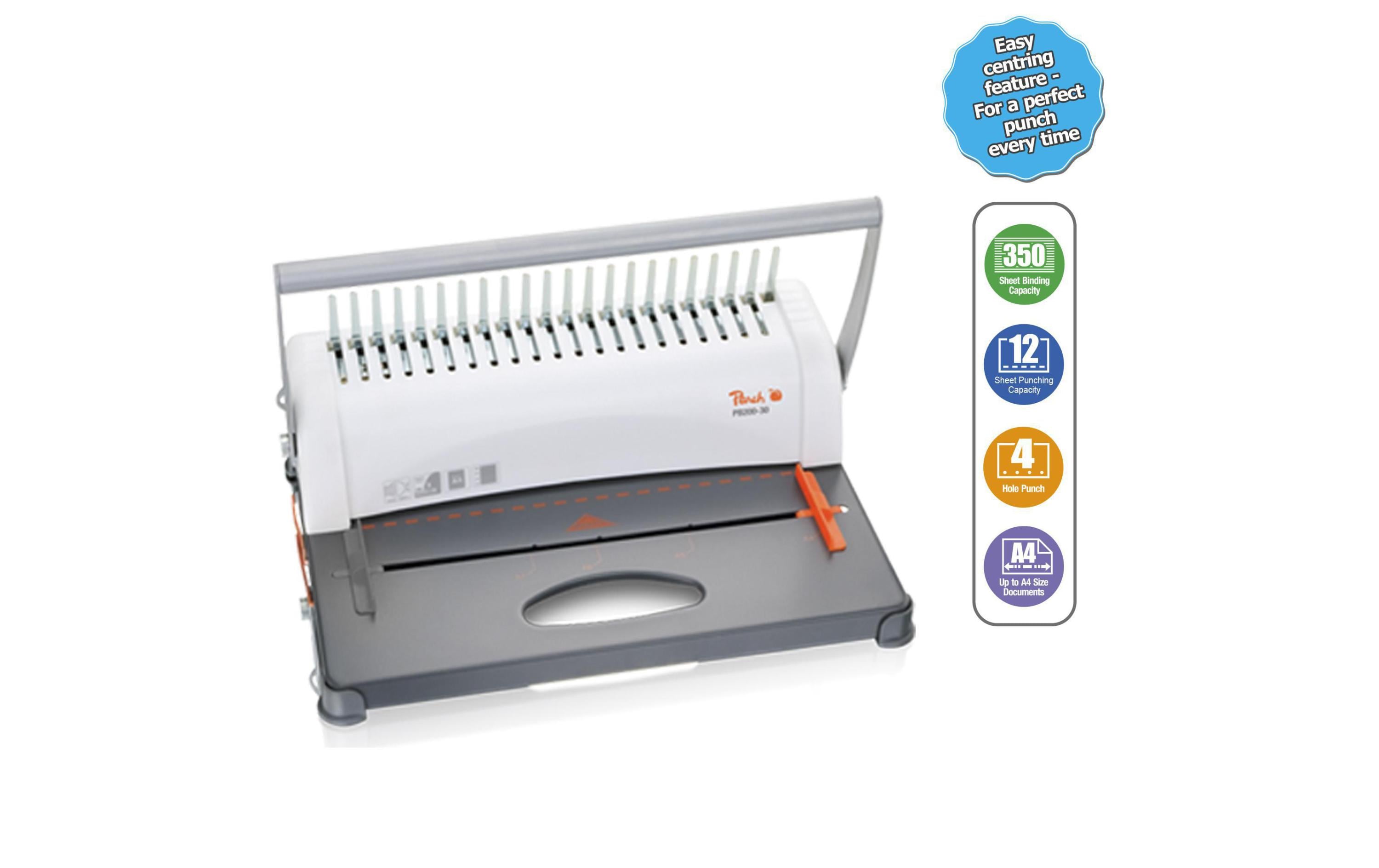 Peach Bürogeräte Bindegerät PB200-30 350 Seiten Peach Bürogeräte Bindegerät PB200-30 350 Seiten