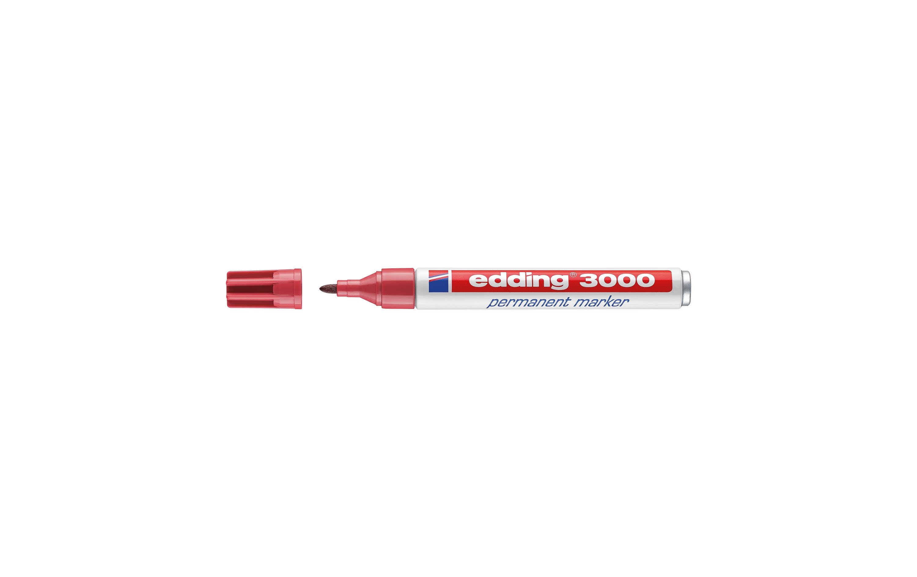 edding Permanent-Marker 3000 Kaminrot
