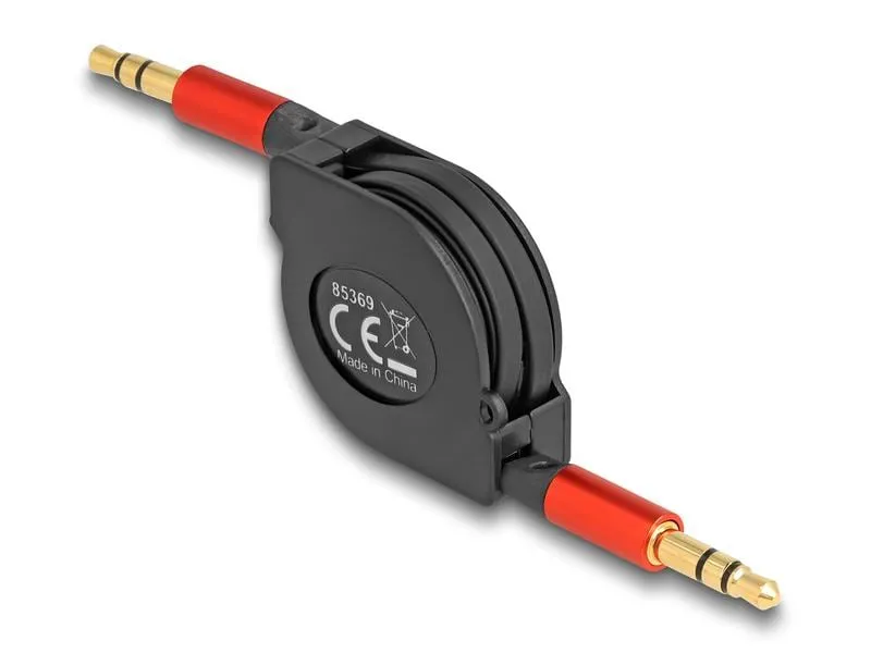 Delock Audio-Kabel aufrollbar 3.5 mm Klinke - 3.5 mm Klinke 0.9 m Delock Audio-Kabel aufrollbar 3.5 mm Klinke - 3.5 mm Klinke 0.9 m