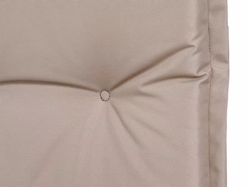 COCON Stuhlauflage Hochlehner Outdoor 118 x 50 cm, Beige, 2er-Set