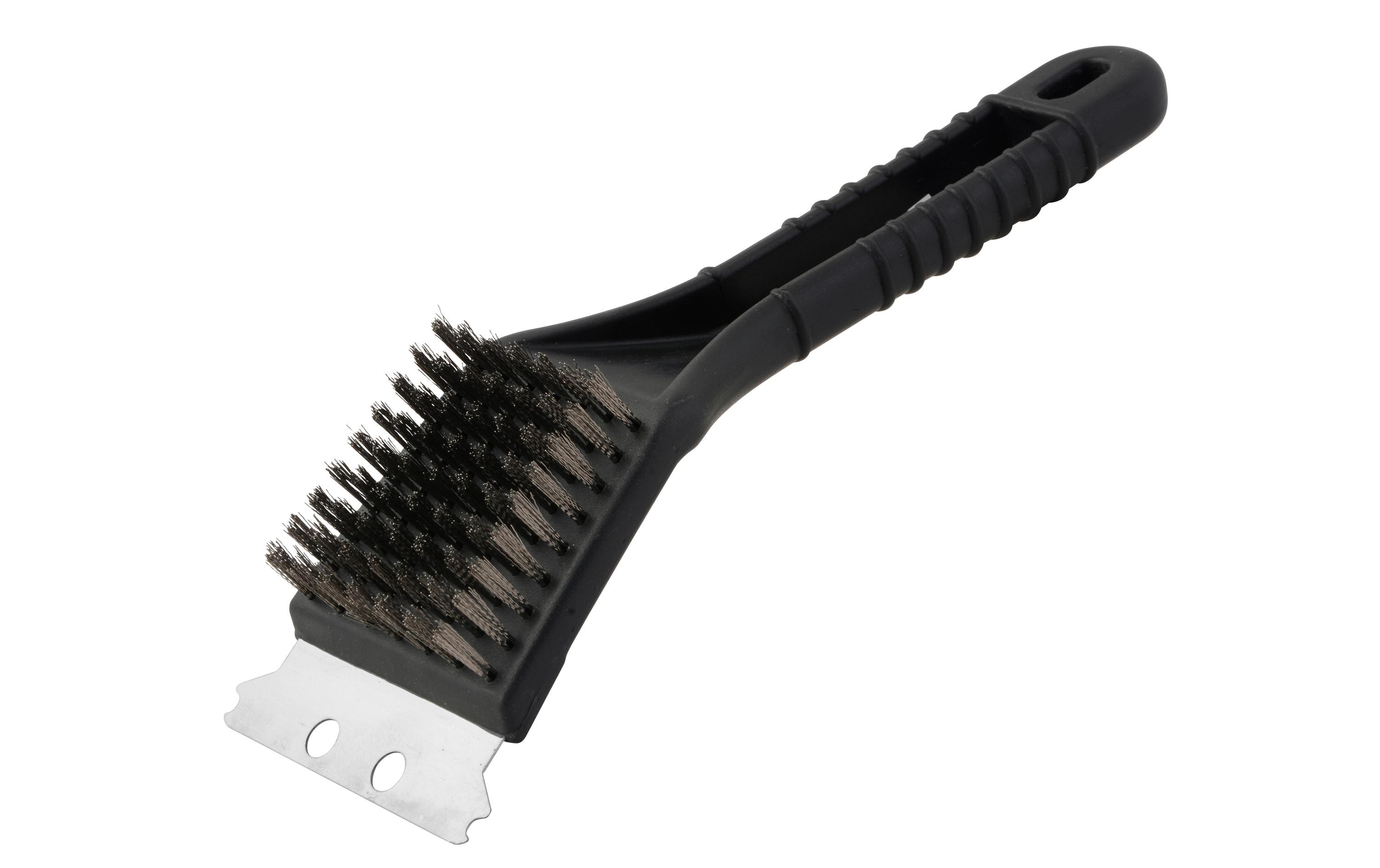 Dangrill Grillbürste 2 in 1, Schwarz