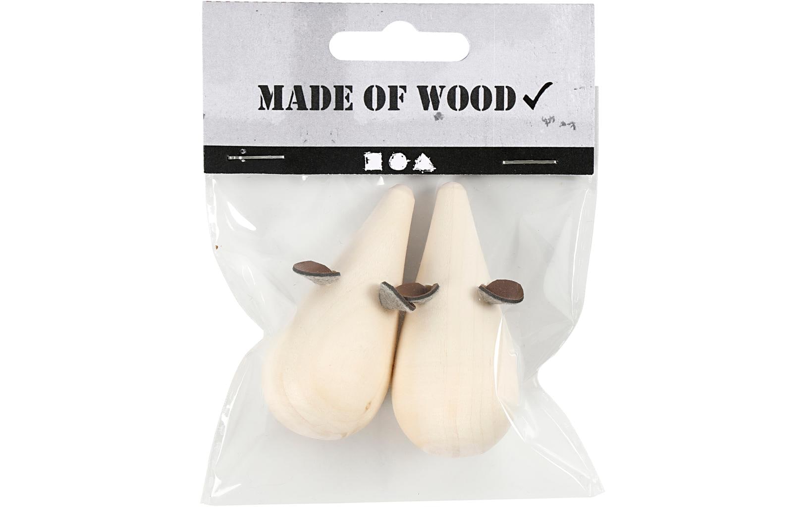 Creativ Company Mini-Figur Maus 6.5 x 3.5 cm, 2 Stück