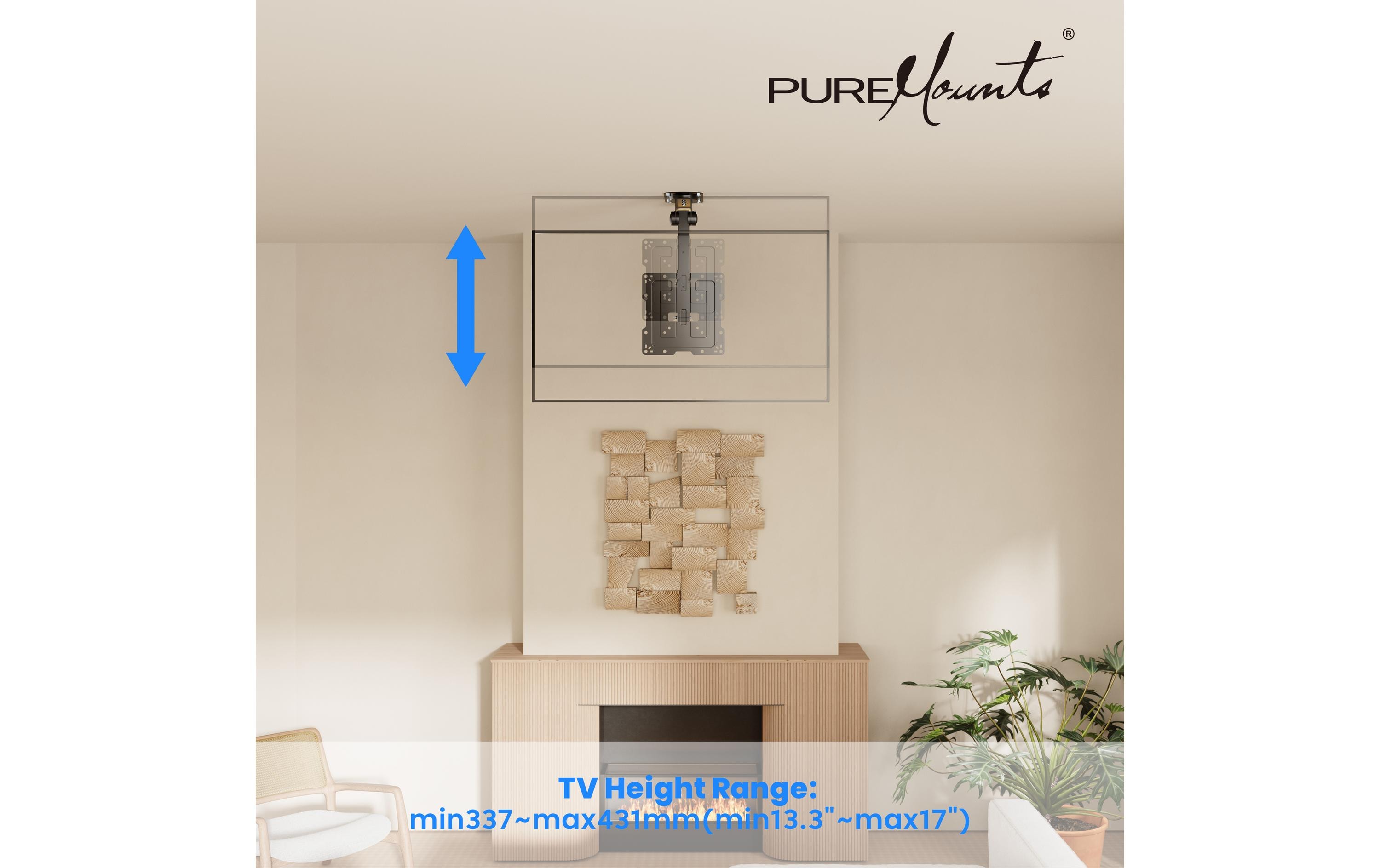 PureMounts Deckenhalterung PM-SLOPE-43