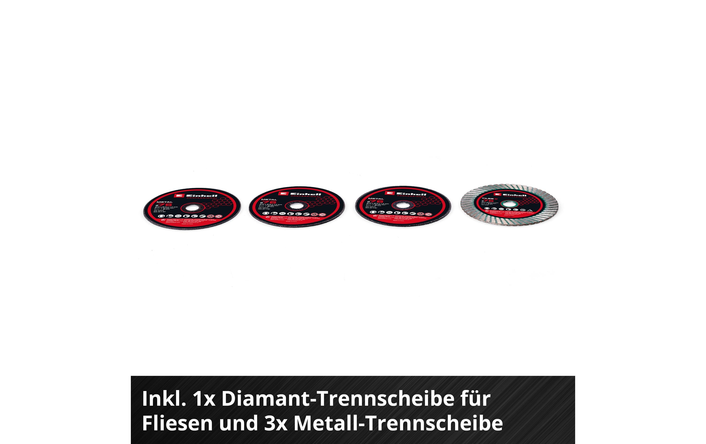 Einhell Akku-Trennschleifer TP-CO 18/76-C Li BL (1 x 4.0Ah SK)