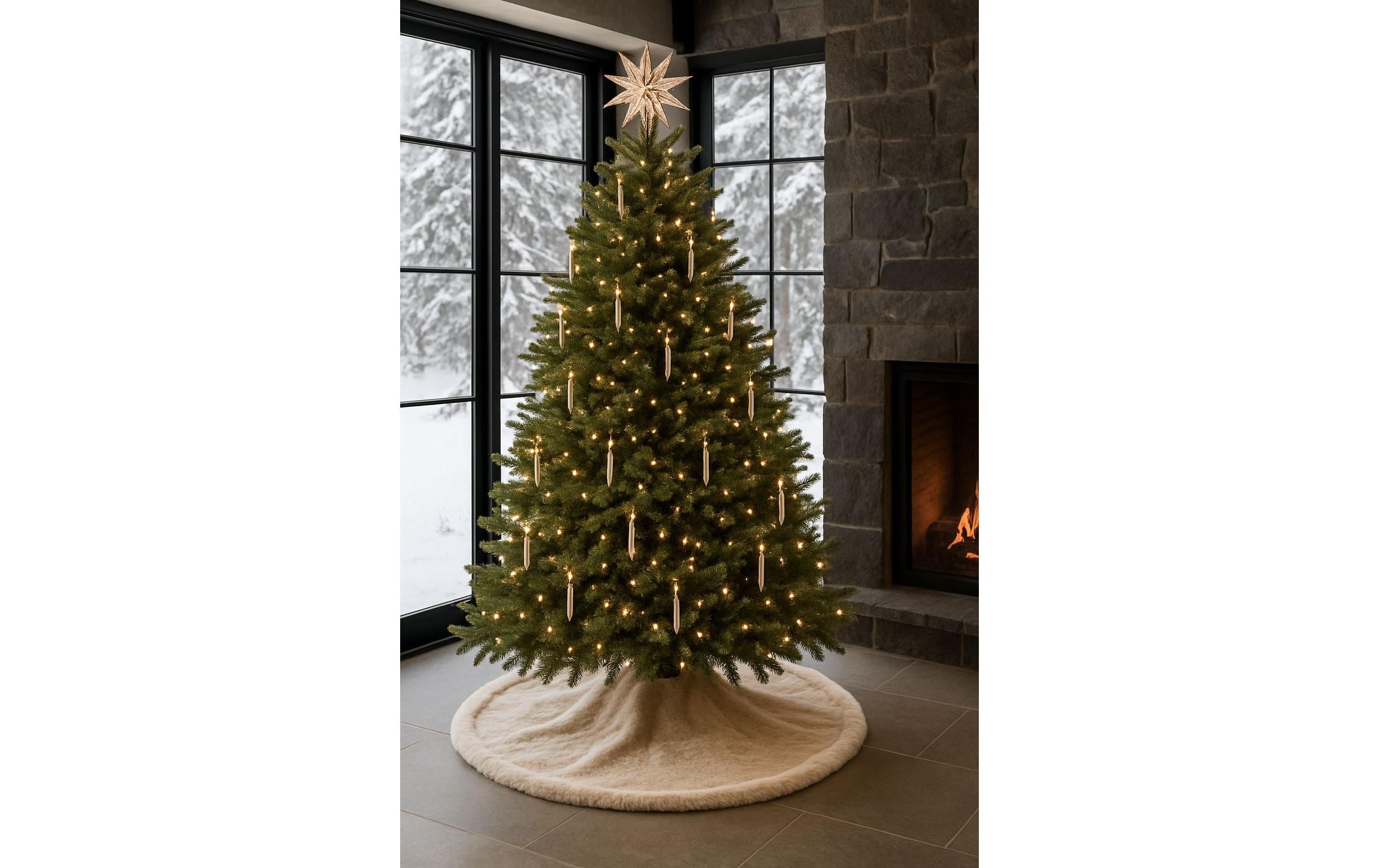 Conceptum Hypnose Weihnachtsbaumteppich Crème