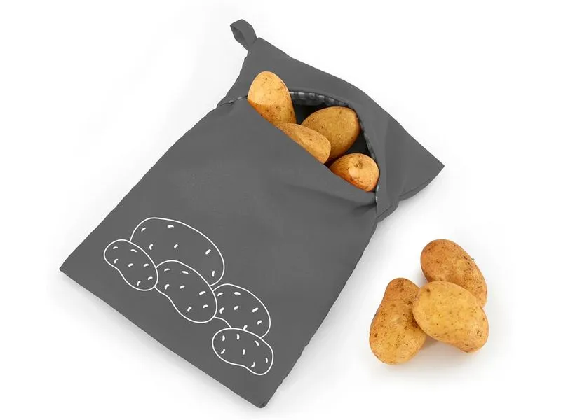 GOURMETmaxx GOURMETmaxx Mikrowellenkochbeutel 25 x 19 x 1 cm grau