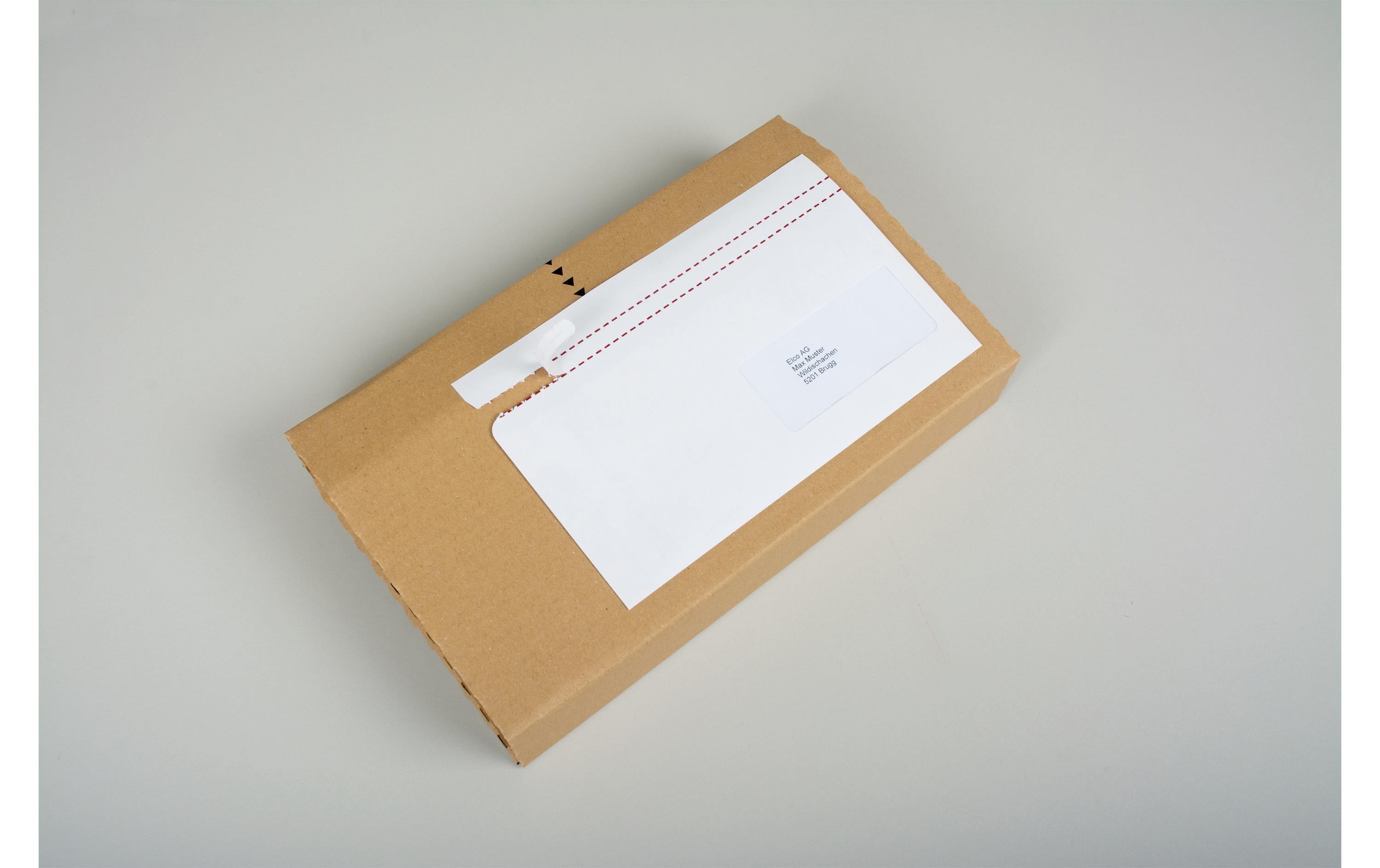 ELCO Dokumententasche aus Papier C5/6 Fenster rechts, 250 Stück