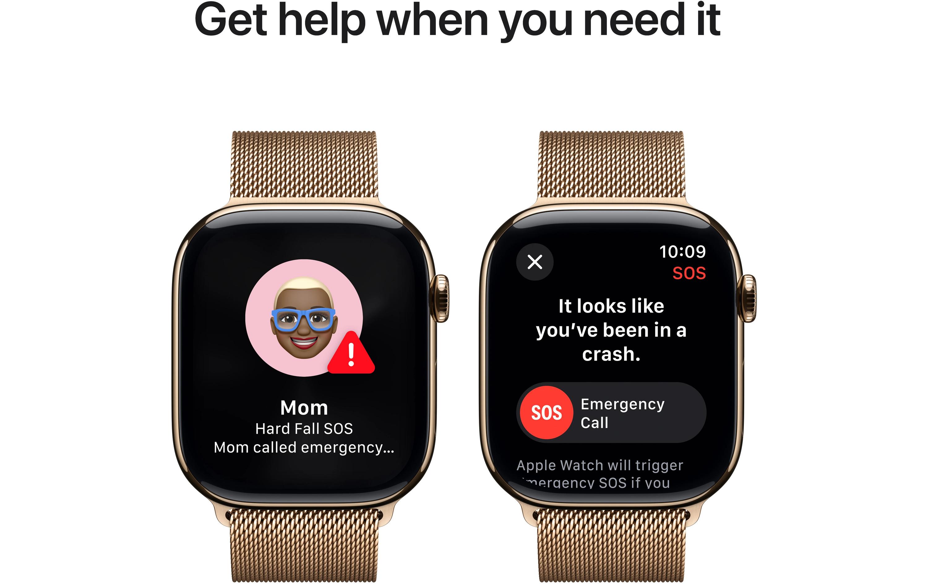 Apple Watch Series 10 46 mm LTE Titanium Gold Loop Milanese M/L