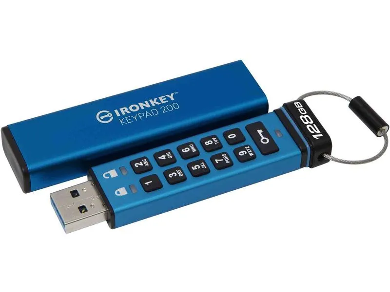 Kingston USB-Stick IronKey Keypad 200 128 GB