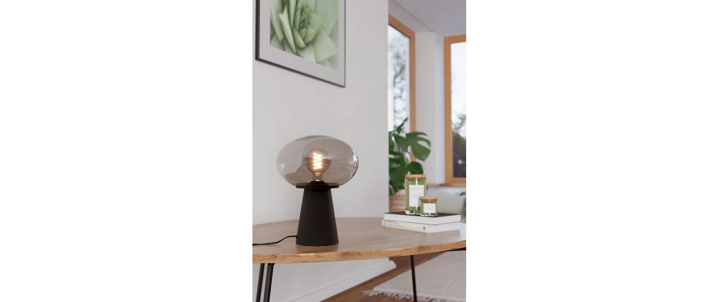 EGLO Leuchten Tischleuchte MADONNINA gross, schwarz exkl. E27 1x40W