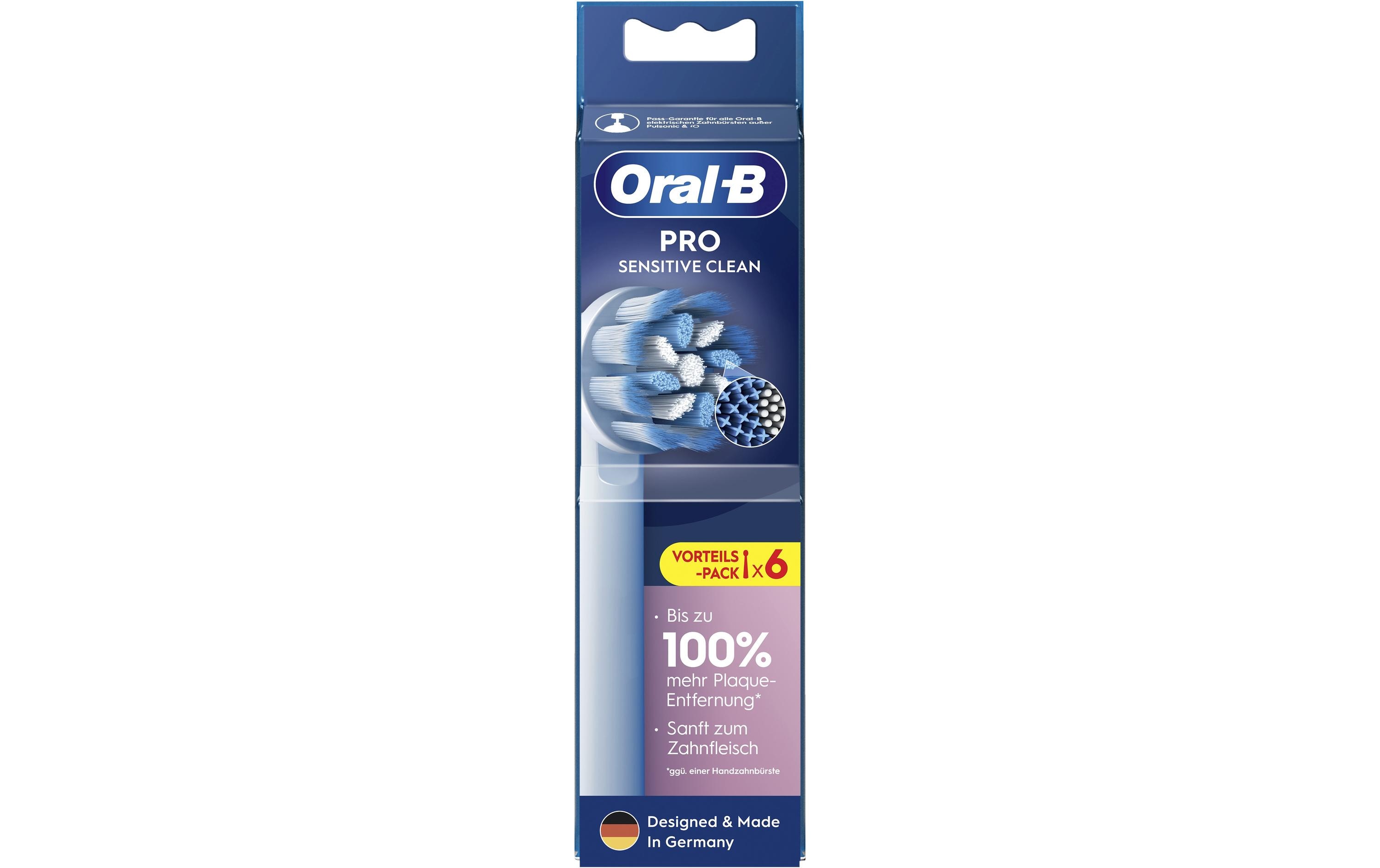 Oral-B Zahnbürstenkopf Sensitive Clean 1 Stück, Weiss