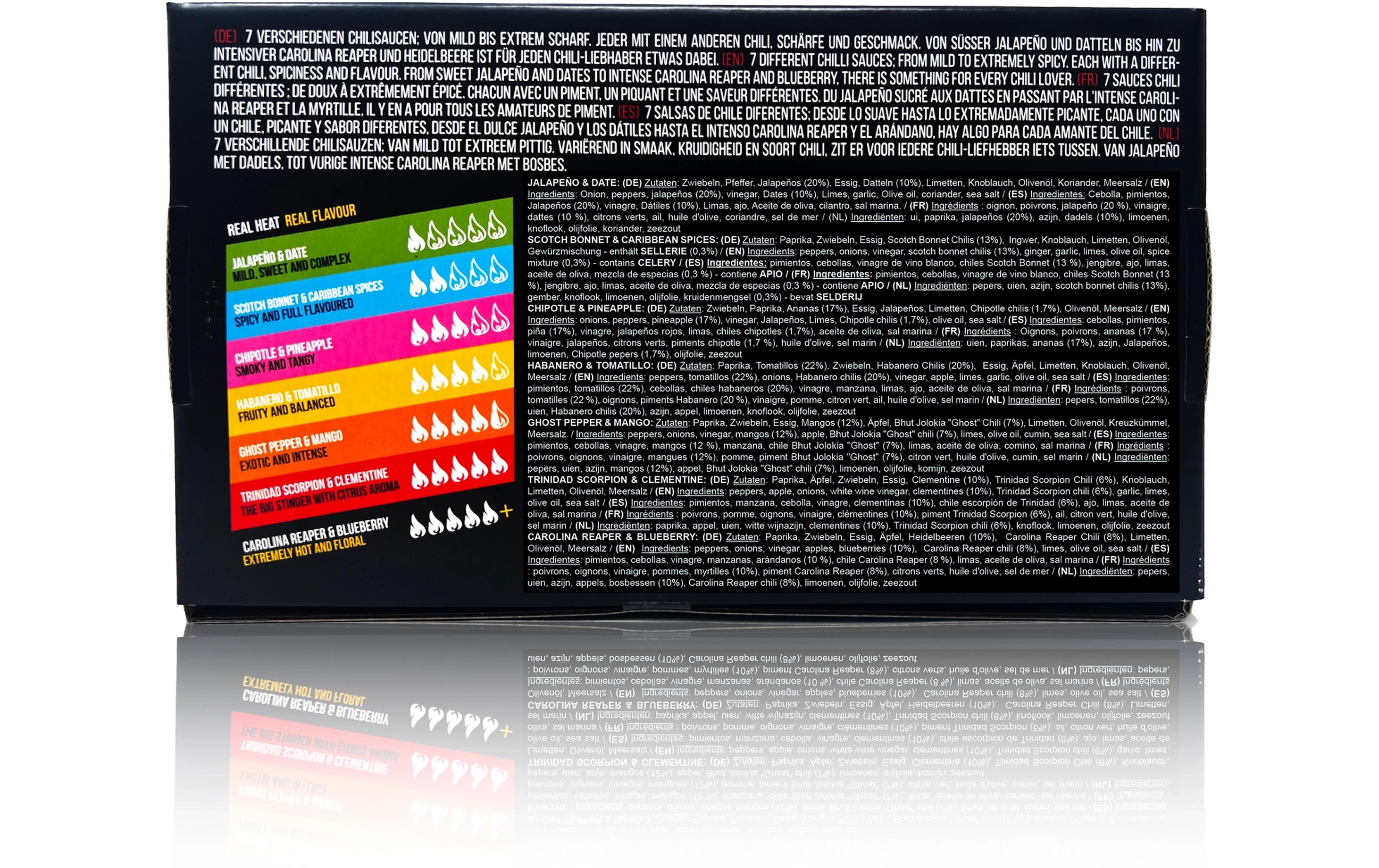 Crazy Bastard Sauce Sauce Set 7 x 100 ml