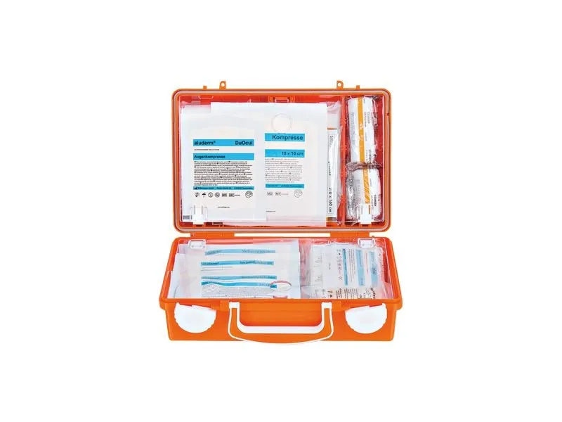 SÖHNGEN Erste-Hilfe-Set QUICK-CD SUISSE, DIN 13157, Orange