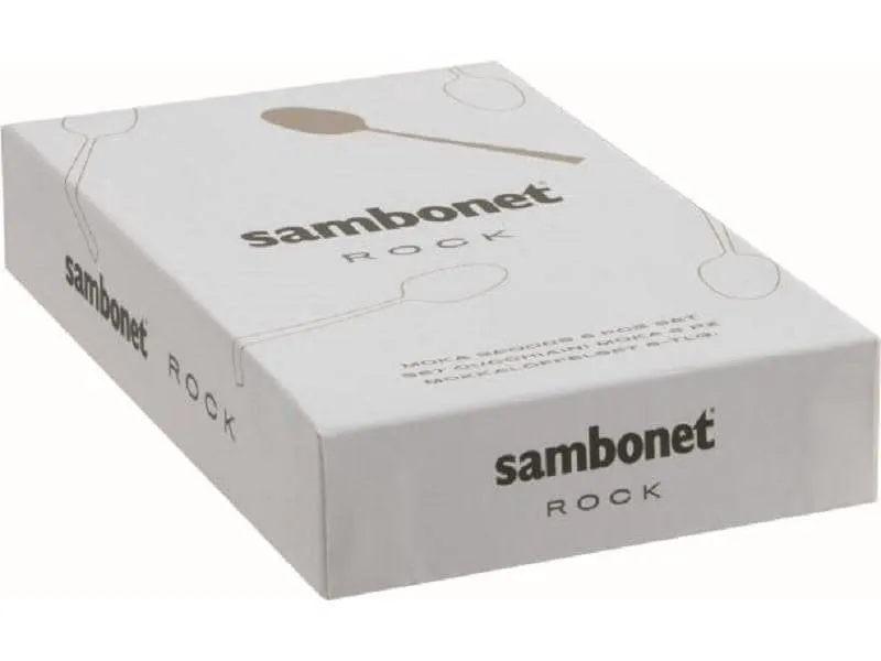 Sambonet Espressolöffel Rock 1 Stück, Champagner Sambonet Espressolöffel Rock 1 Stück, Champagner
