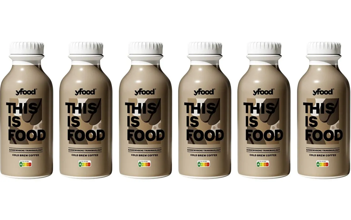 YFOOD Trinkmahlzeit Cold Brew Coffee 6 x 500 ml YFOOD Trinkmahlzeit Cold Brew Coffee 6 x 500 ml