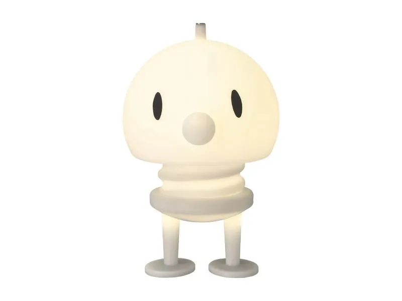 Hoptimist Tischleuchte Soft PE-Lampe XL, 15 x 15 x 23 cm, Weiss