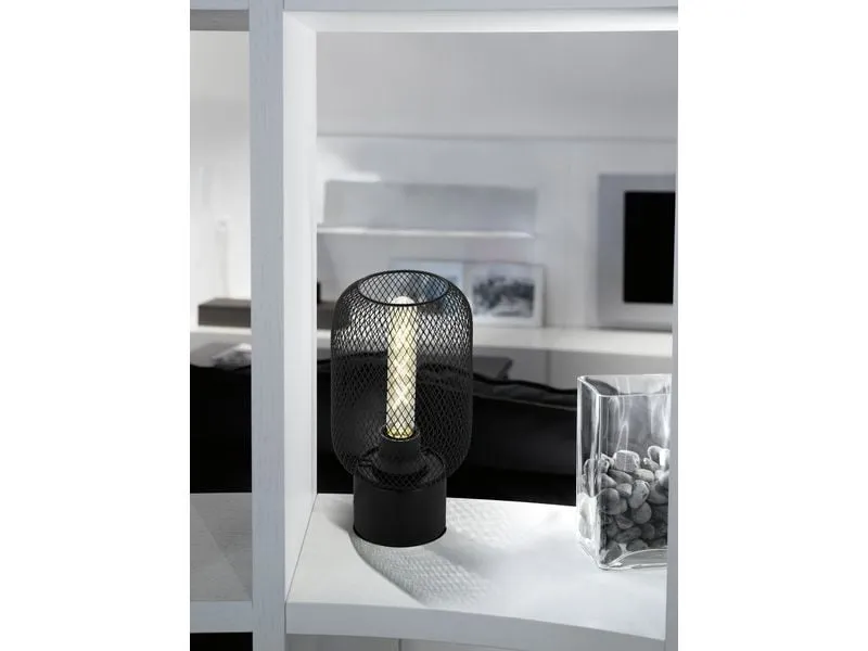 EGLO Leuchten Tischleuchte WRINGTON schwarz exkl. E27 1x60W EGLO Leuchten Tischleuchte WRINGTON schwarz exkl. E27 1x60W
