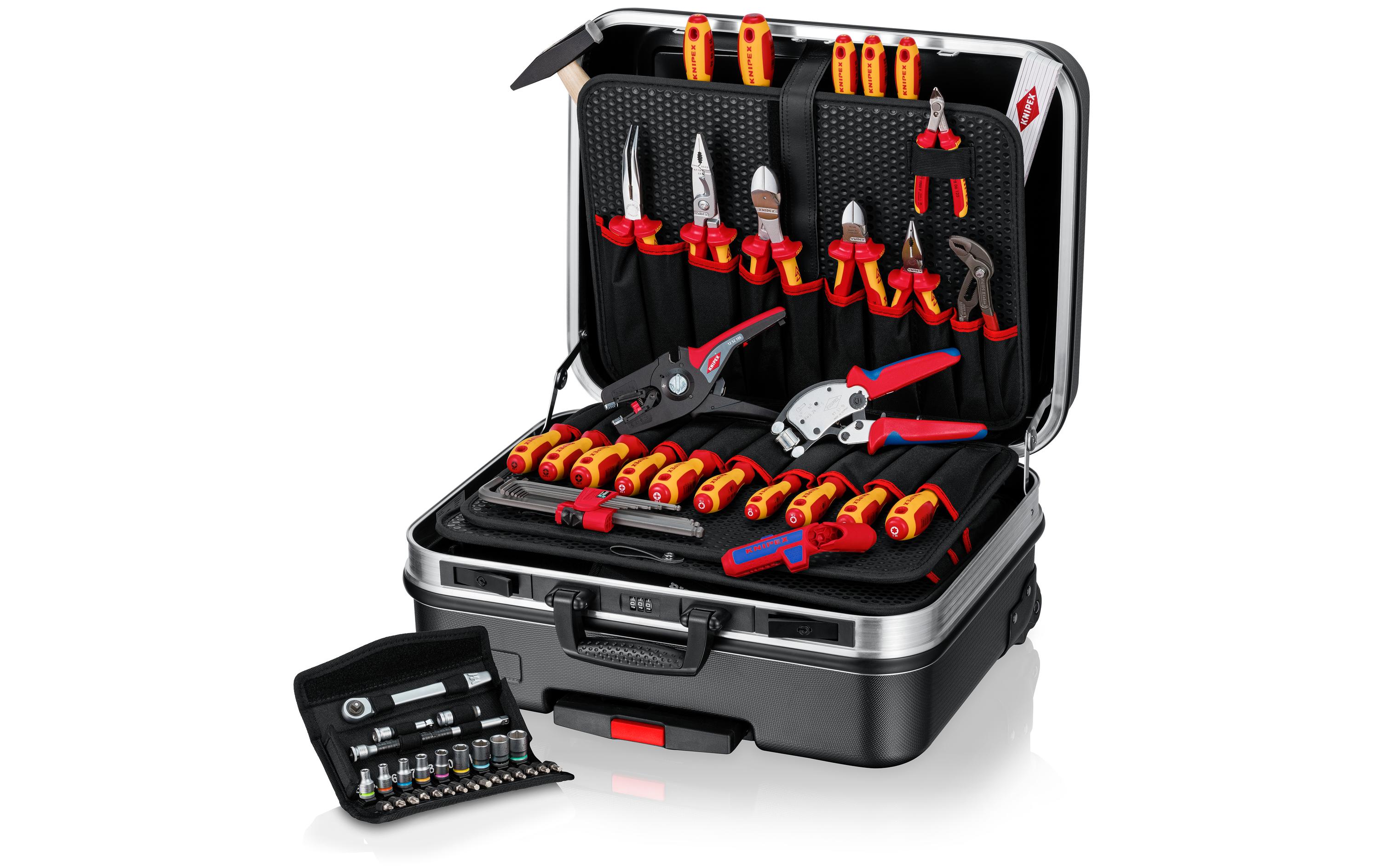 Knipex Werkzeugkoffer BIG Basic Move ElektroPlus, 68-teilig